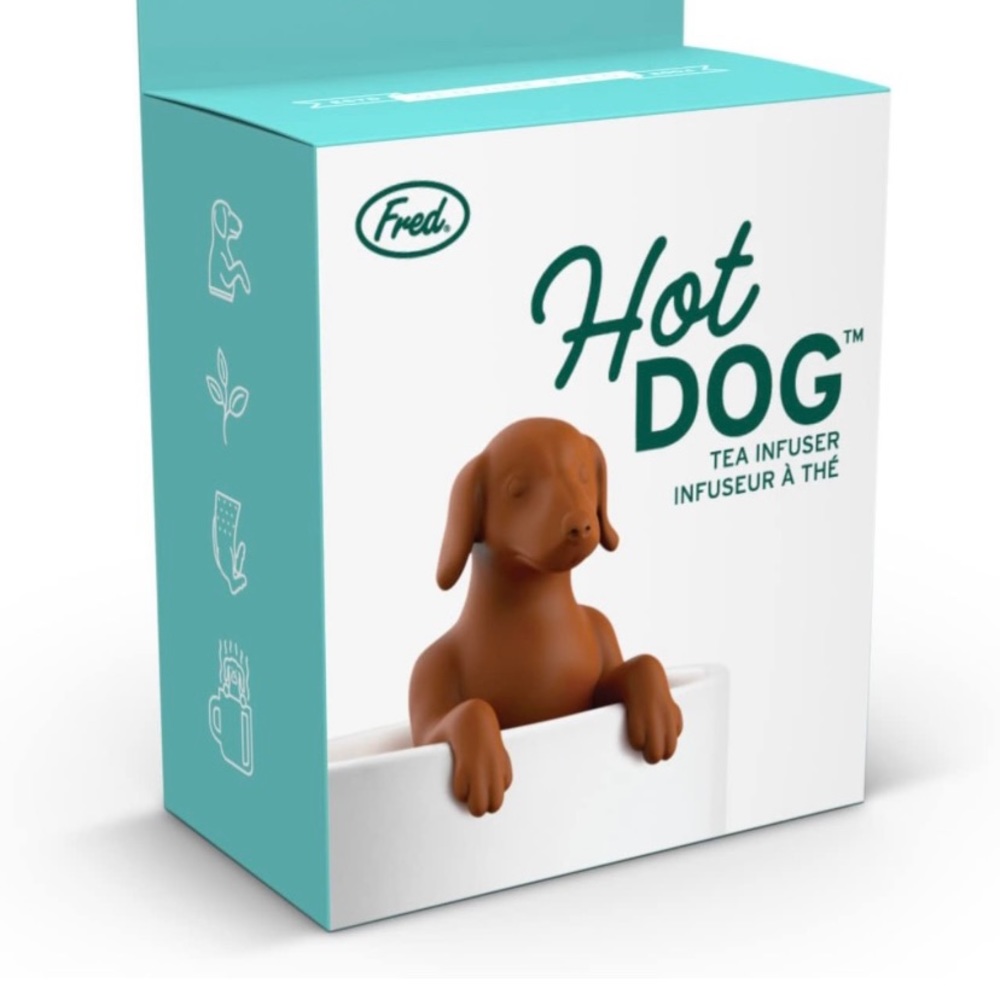 Genuine Fred HOT DOG Silicone Tea Infuser